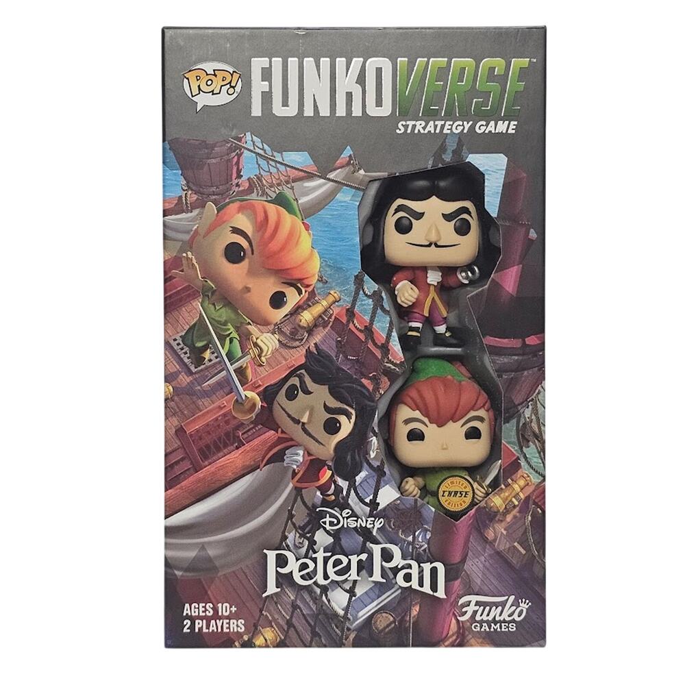 NEW Funko Funkoverse Disney Peter Pan 100 2-Pack Strategy Board Game NIB